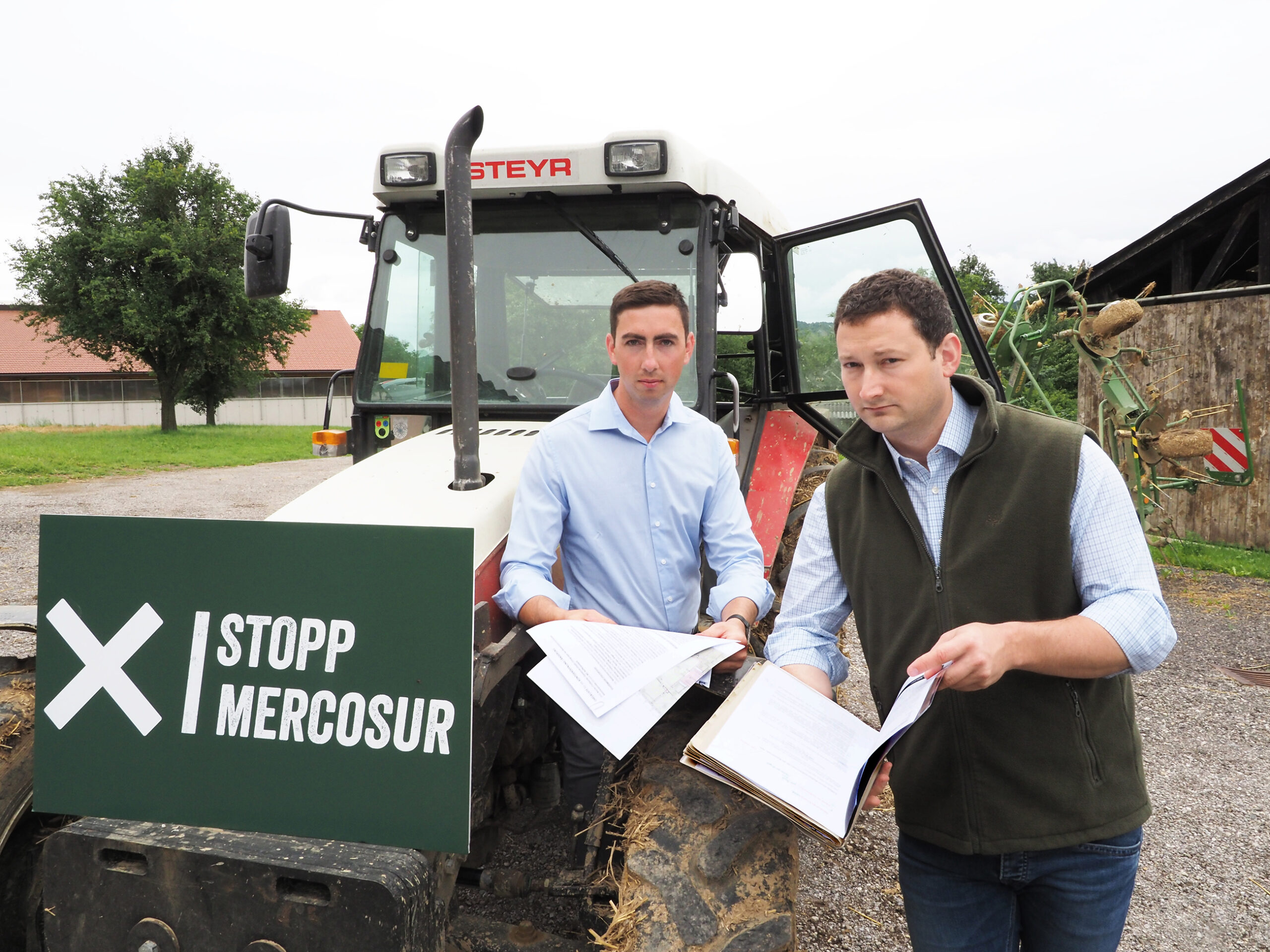 Alexander Bernhuber und Paul Nemecek kämpfen weiter gegen das MERCOSUR-Abkommen.